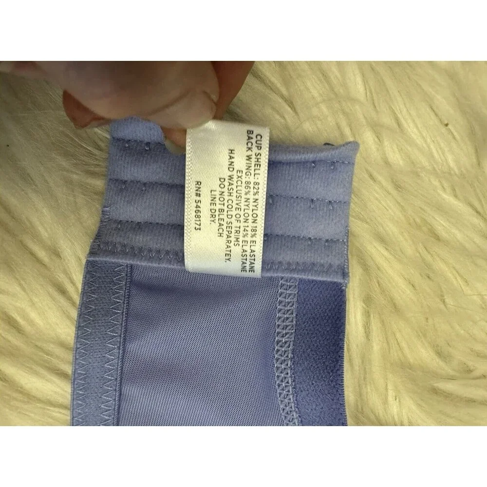 Avenue Fashion Balconette Bra Size‎ 52D Lavender Underwire Wide Strap New W Tag